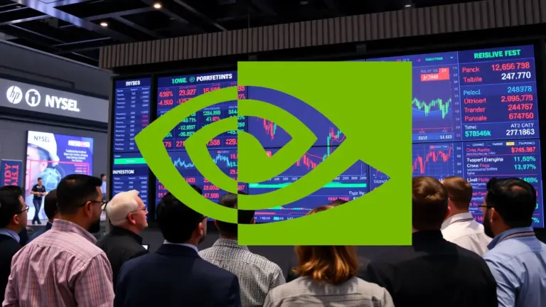 Nvidia : De la puce graphique à l’architecte de l’ère de l’IA Logo et informations de Nvidia