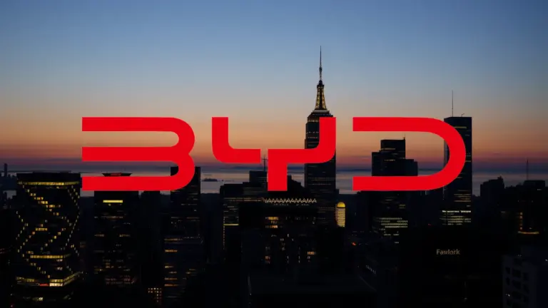 Logo et informations de BYD