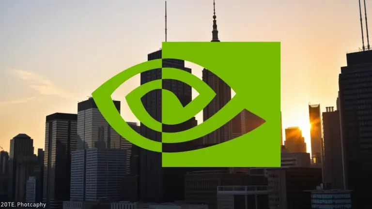 Nvidia : le pari de la lumière pour verrouiller l’avenir de l’IA Logo et informations de Nvidia