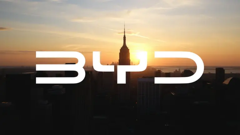 Logo et informations de BYD