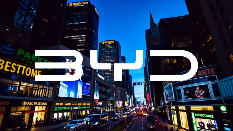 BYD : salve de nouveautés et objectif d’exportation à 1,5 million, le marché attend les marges Logo et informations de BYD