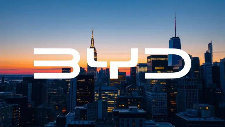 Logo et informations de BYD