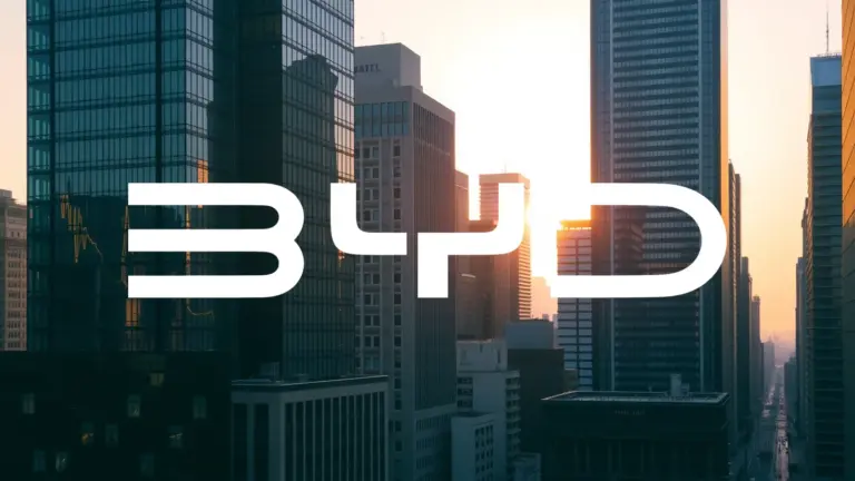 Logo et informations de BYD