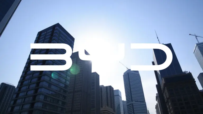 Logo et informations de BYD