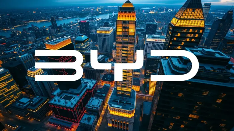 Logo et informations de BYD