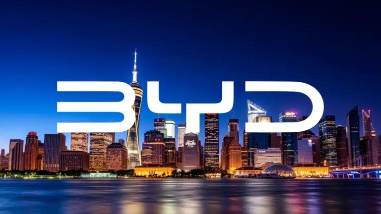 BYD : le Brésil et le Japon prennent le relais, la marge reste le point faible Logo et informations de BYD