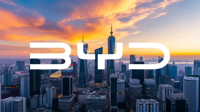 BYD : l’exportation atteint un niveau inédit, le marché actions reste circonspect Logo et informations de BYD
