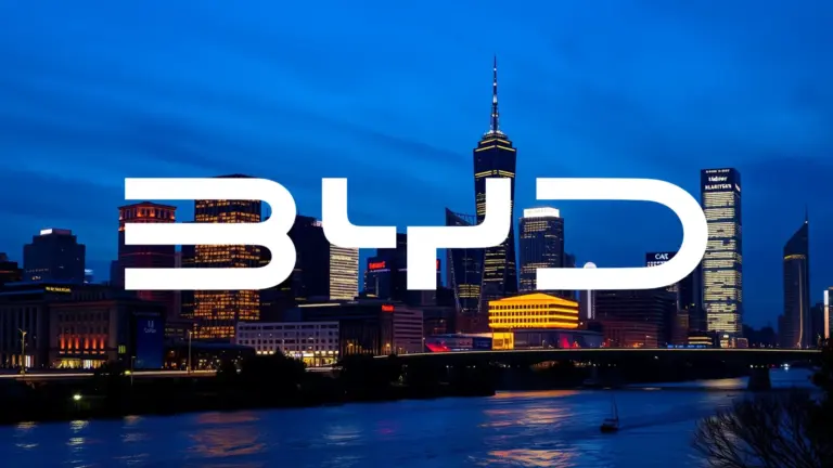 Logo et informations de BYD