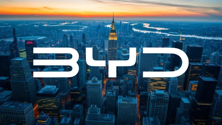Logo et informations de BYD