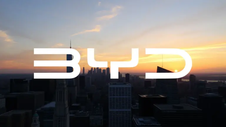 Logo et informations de BYD