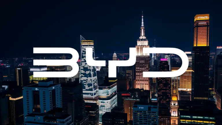 Logo et informations de BYD